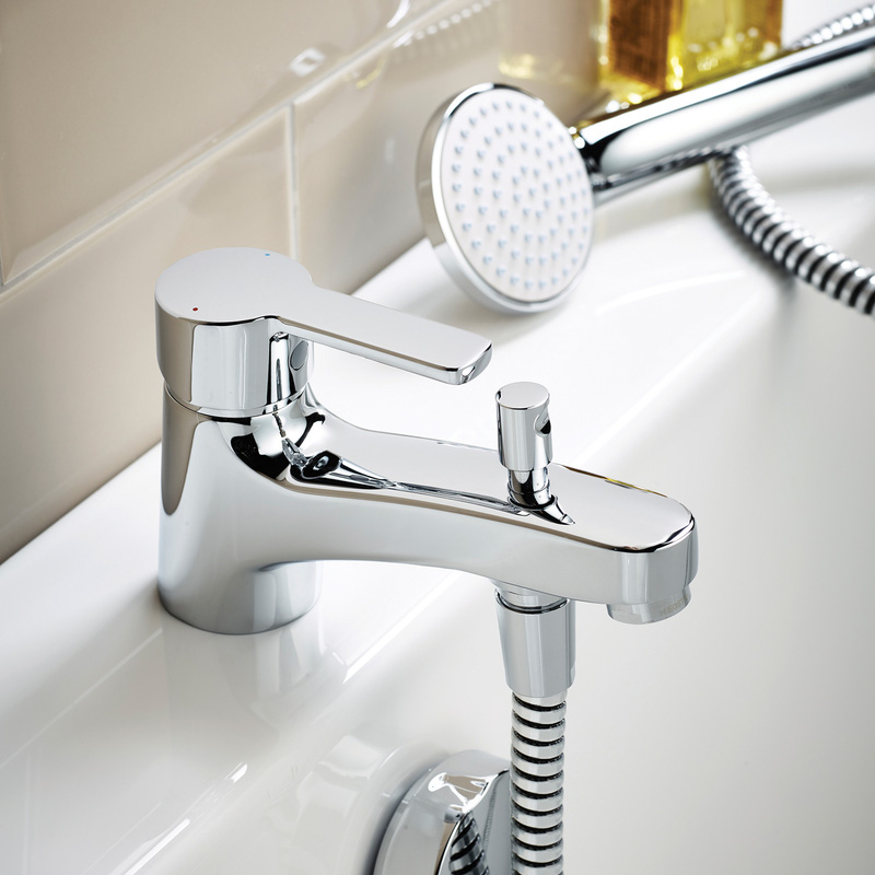 Ideal Standard Calista Taps Bath Shower Mixer 1 Tap Hole | Toolstation