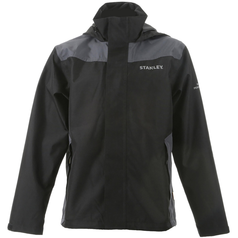 Stanley Assent Ripstop Water Resistant Jacket Grey/ X In Black Large