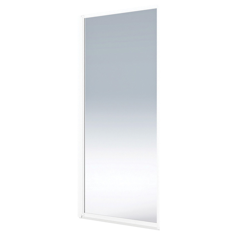 Aqualux Framed Bath Screen White Frame