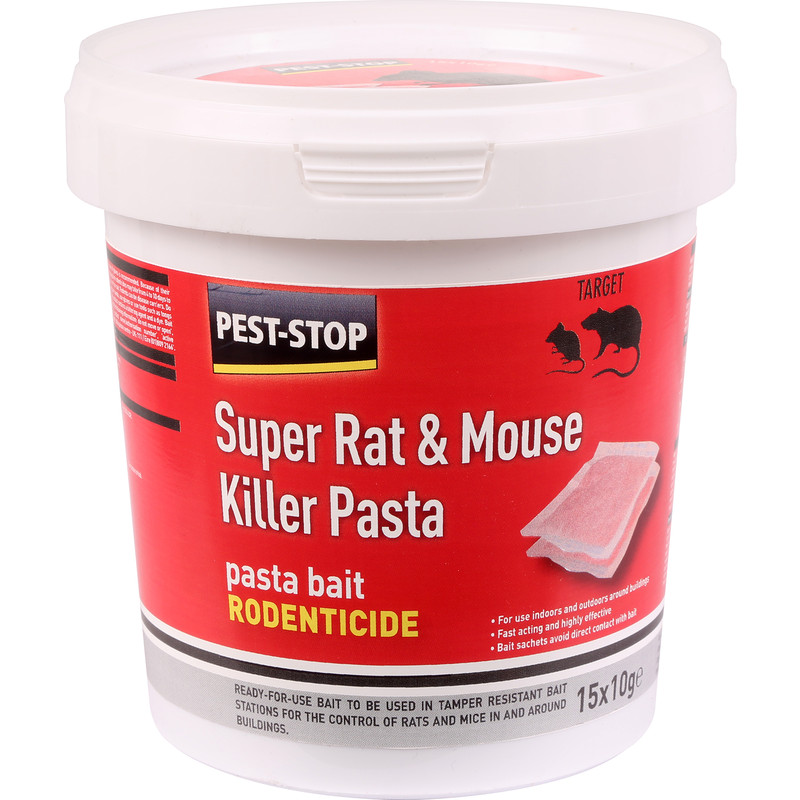 PestStop Mouse & Rat Killer Pasta Bait 15 x 10g