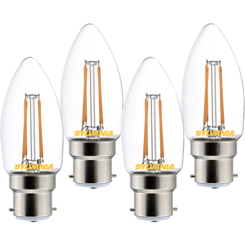 Sylvania LED Filament Clear Candle Lamp
