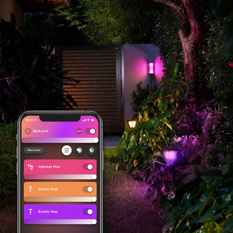 Philips Hue Impress Smart Outdoor Wall Light RGB+W