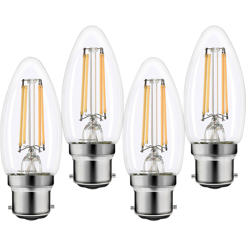 Wessex LED Filament Dimmable Candle Bulb Lamp