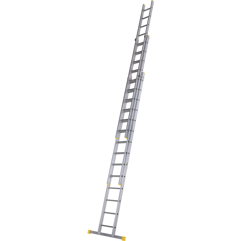 Werner Pro Square Rung Triple Extension Ladder