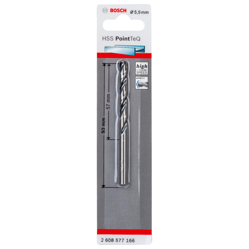 Bosch PointTeq HSS Metal Drill Bit