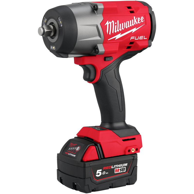 Milwaukee M18fhiw2f12-502X Fuel 1/2" High Torque Impact Wrench With Friction Ring 2 X 5.0Ah