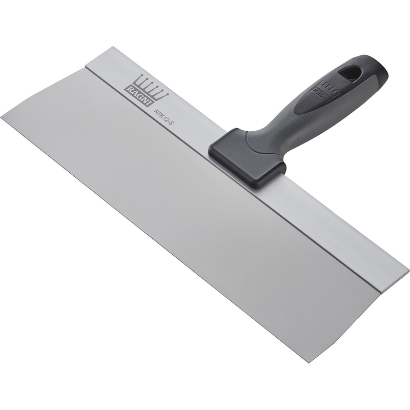 Ragni Stainless Steel Taping Knife 12" In Grey