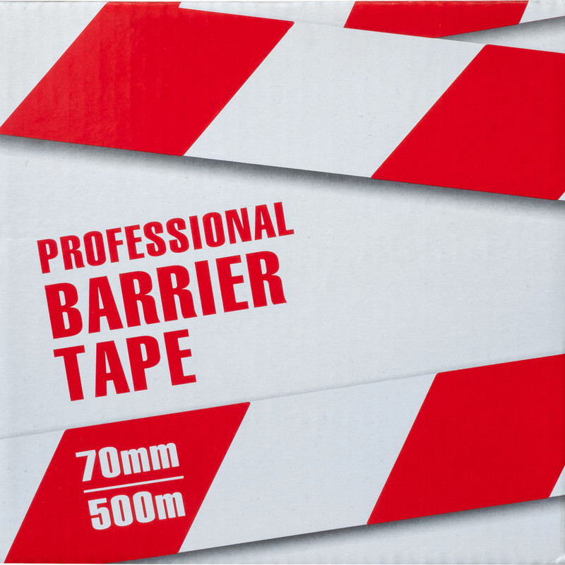 Red & White Barrier Tape