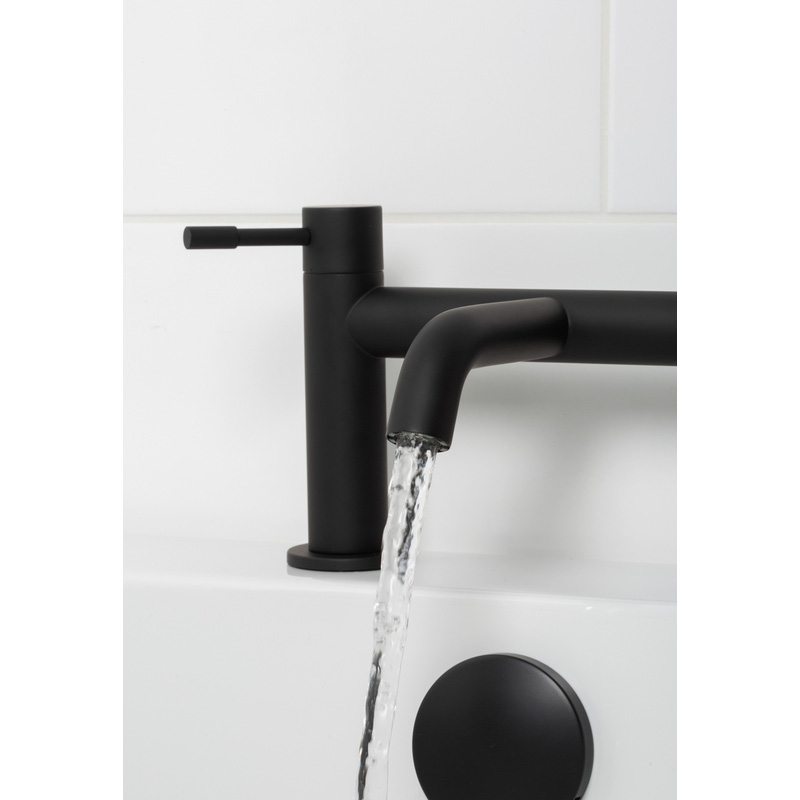 Bristan Mila Taps Black Bath Filler | Toolstation