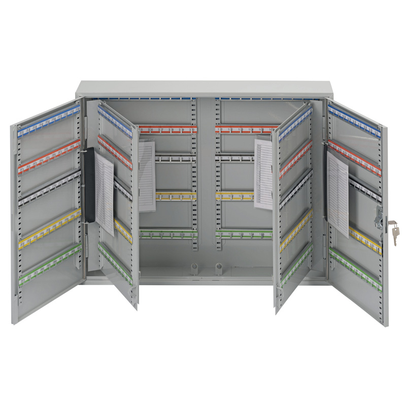 BurgWachter Heavy Duty Double Door Key Grey 400 Hooks