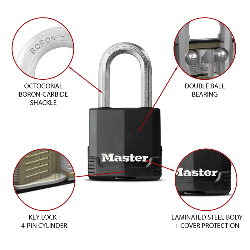 Master Lock EXCELL Weather Tough Laminated Steel Padlock