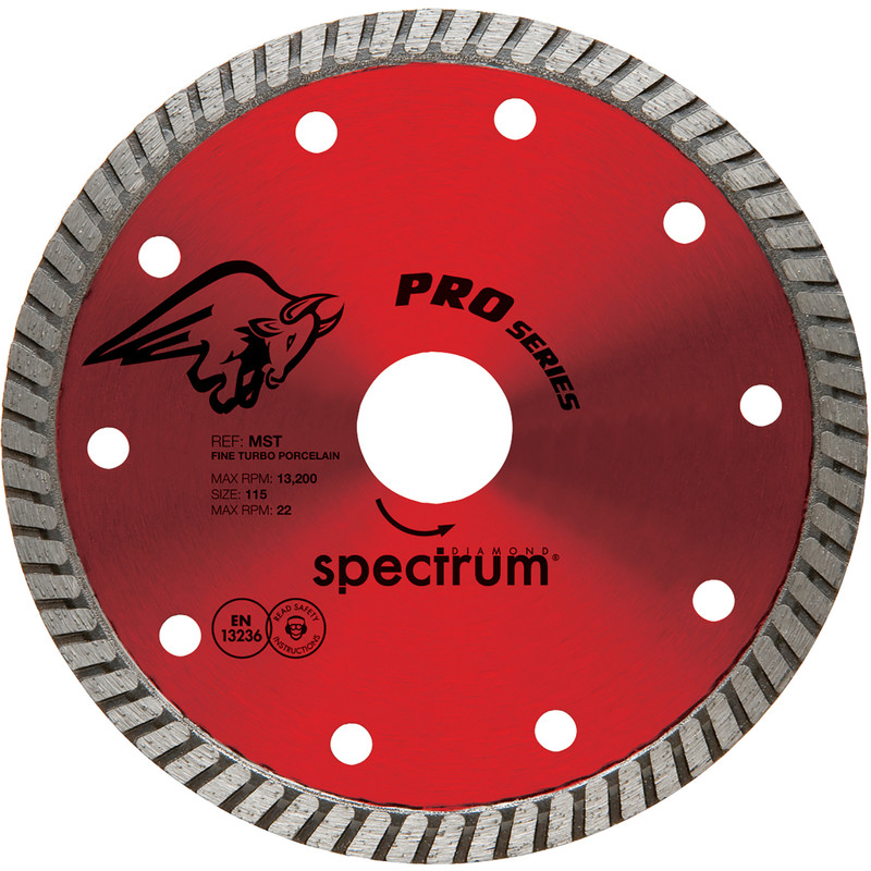 Spectrum MST Pro Tile & Porcelain Cutting Diamond Blade