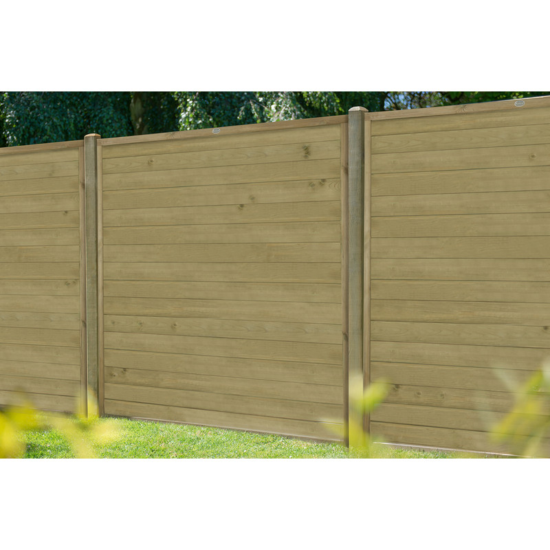 Forest Garden Pressure Treated Horizontal Tongue And Groove Fence Panel