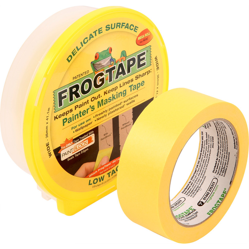 Frog Tape FrogTape Yellow Delicate Surface Painters Masking Tape 36mm x 41.1m 