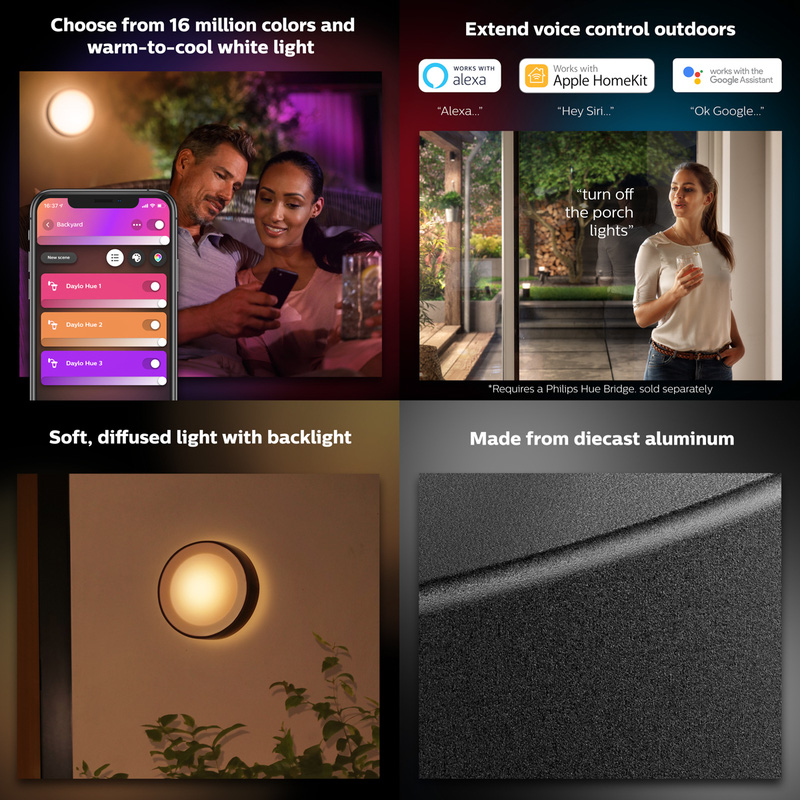 Philips Hue Daylo Outdoor Wall Light