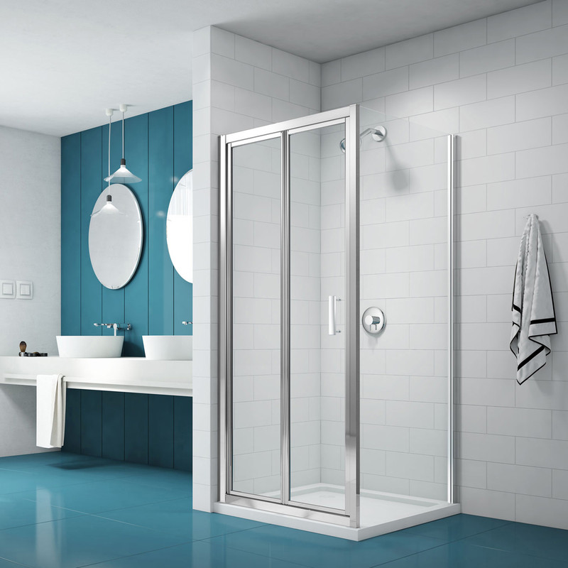 Merlyn NIX Bi-Fold Shower Enclosure Door and Side Panel