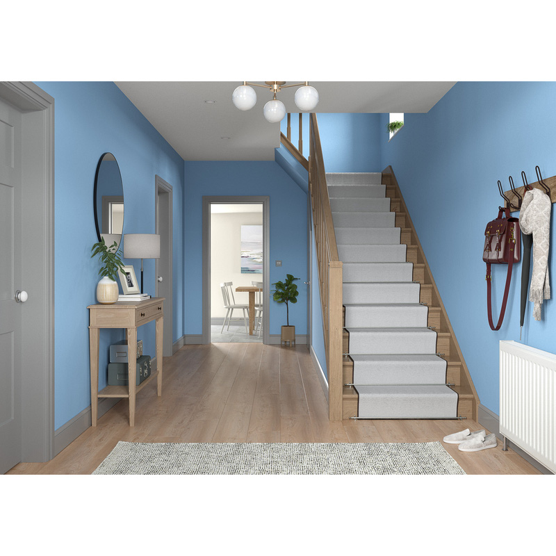 Dulux Trade Diamond Eggshell Paint Blue Babe 2.5L Toolstation