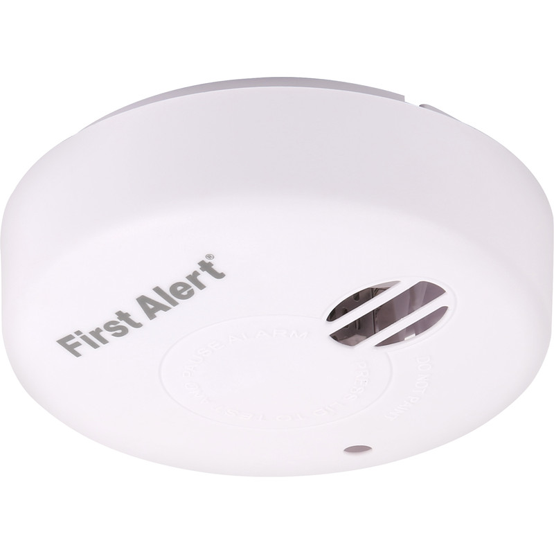 First Alert Hush Button Ionisation Smoke Alarm 9V Battery