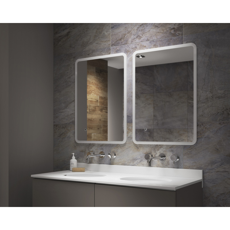 Sonni Bathroom LED Wall Mirror, Rectangular with LED Lighting, Cool White,  IP44 Energy Saving