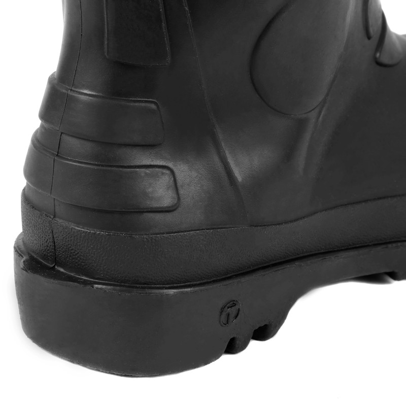 Amblers FS90 Waterproof Pull On Boots PVC Black Steel Toe Safety Riggers Unisex 