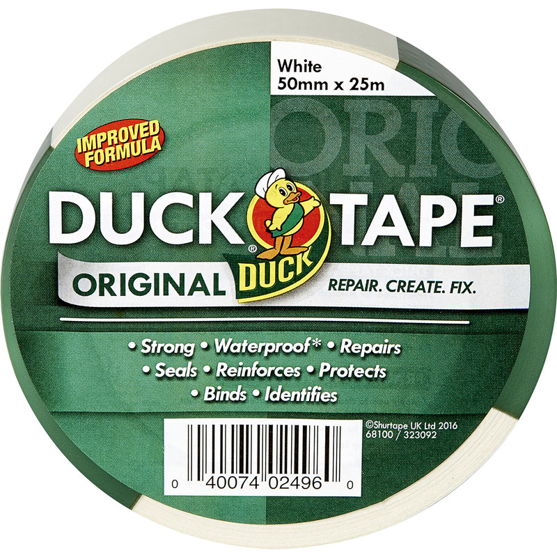 50m Black/Sliver Gaffer Duct Cloth Tape Repair Waterproof Duck Self Adhesive 
