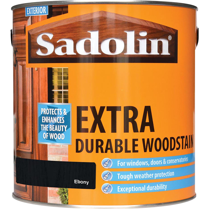 Sadolin Extra Durable Wood Stain 2 5l Ebony