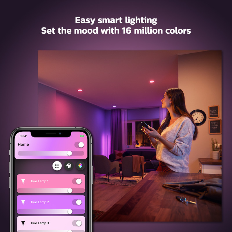 Philips Hue White And Colour Ambiance Bluetooth Lamp