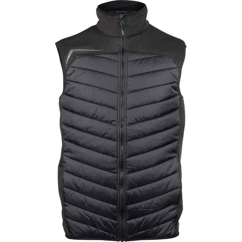 Dickies Generation Hybrid Body Warmer In Black, Size Xl Polyester