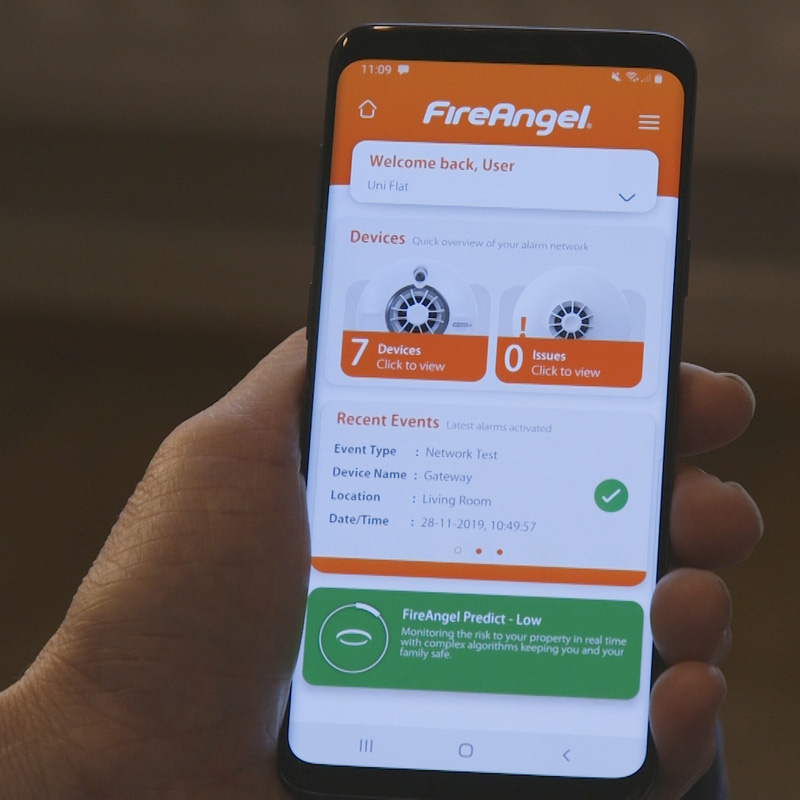 FireAngel Pro Connected Wireless Mains Interlink Smoke Alarm