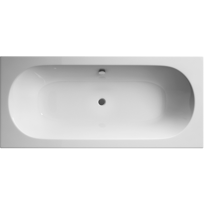 Nuie Otley Double Ended Bath 1700Mm X 700Mm In Acrylic White 170L