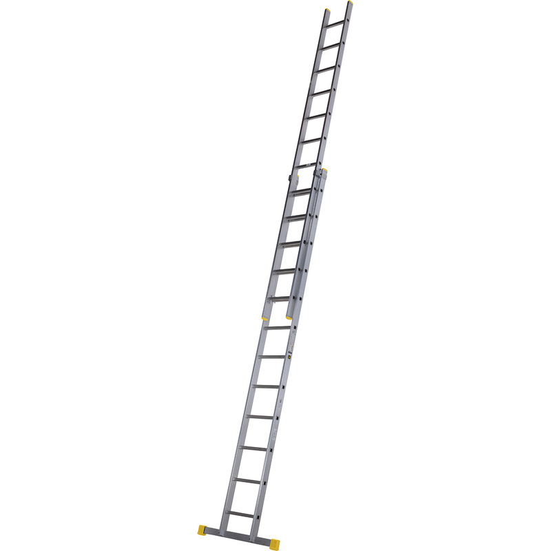 Werner Pro Square Rung Double Extension Ladder