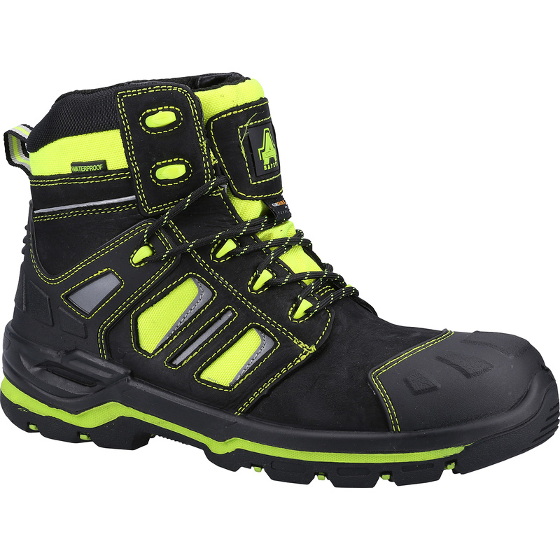 Amblers Safety Radiant Safety Boots In Yellow, Size 11 Leather