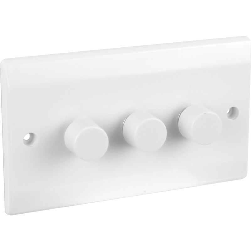 Axiom Low Profile Push Dimmer Switch