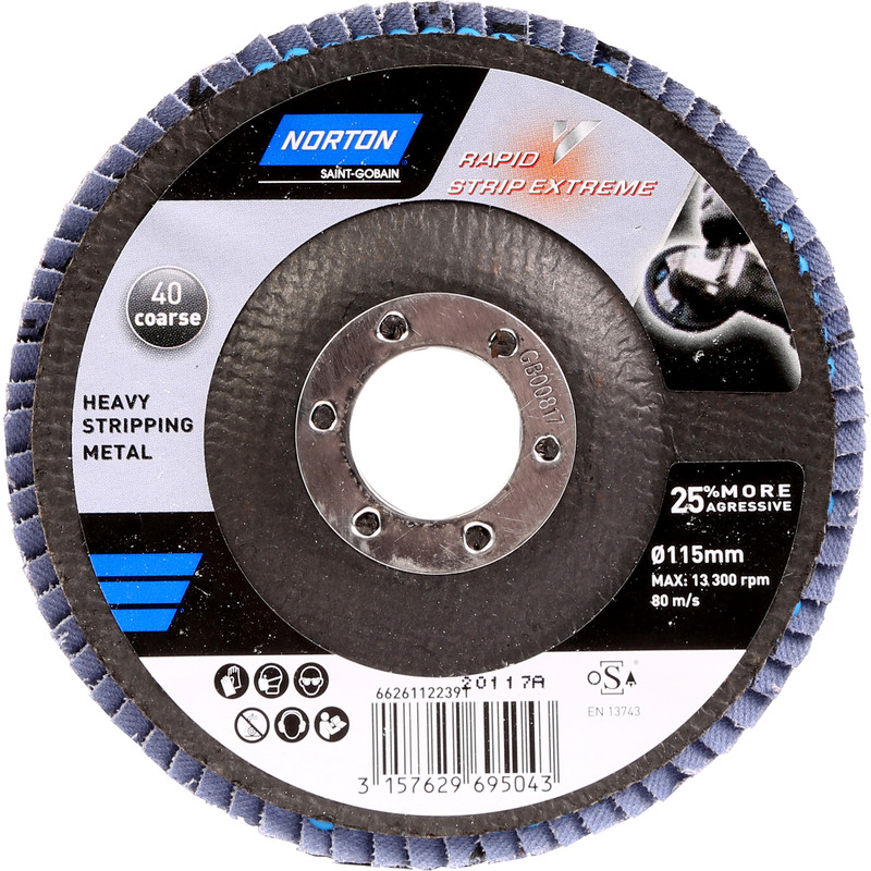 Norton Rapid Strip Metal Abrasive Disc