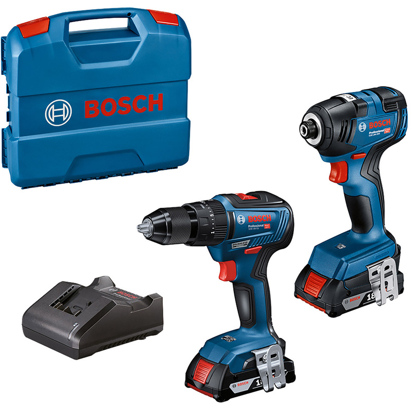 Bosch 18V Brushless Combi & Impact Driver Twin Pack