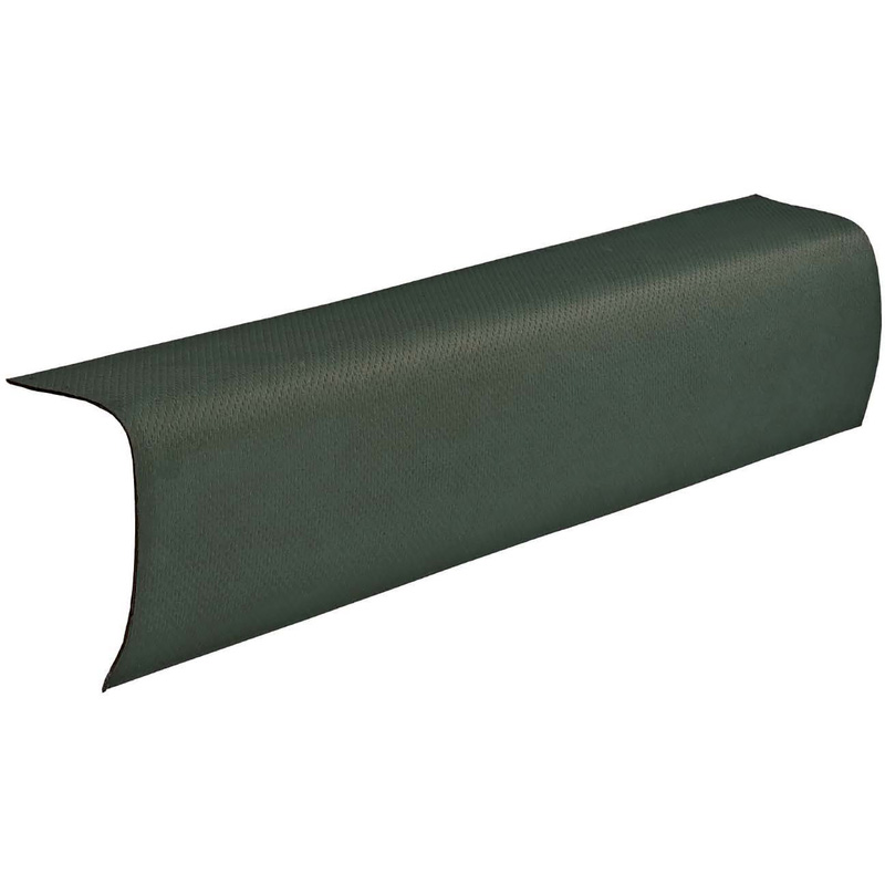 Unbranded Corrugated Bitumen Edge Piece 1m in green