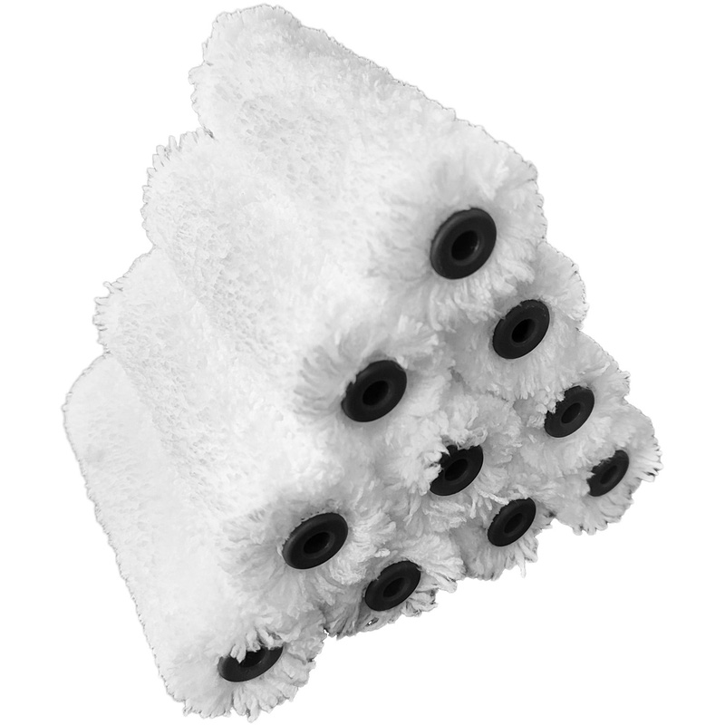Pinnacle Mini Microfibre Roller Sleeves 4" (10 Pack) In White