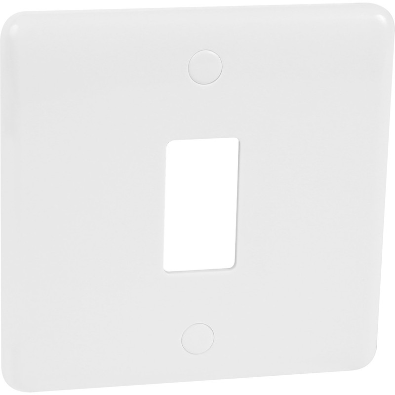 Wessex White Grid Face Plate