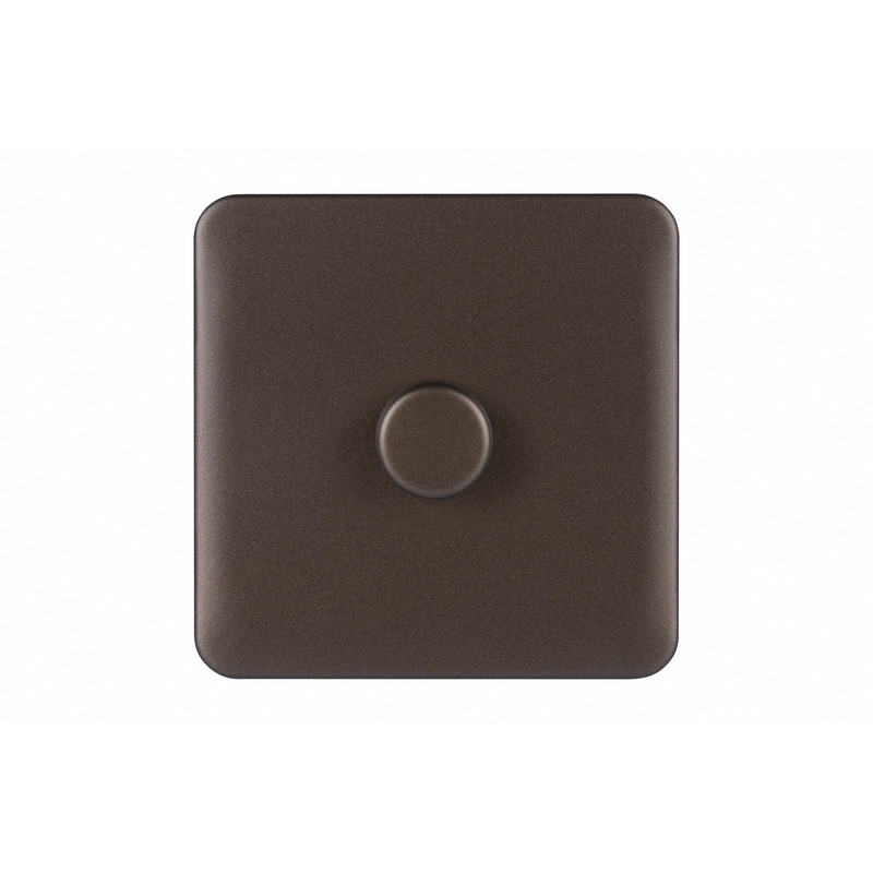 Schneider Electric Lisse Mocha Bronze Screwless Dimmer