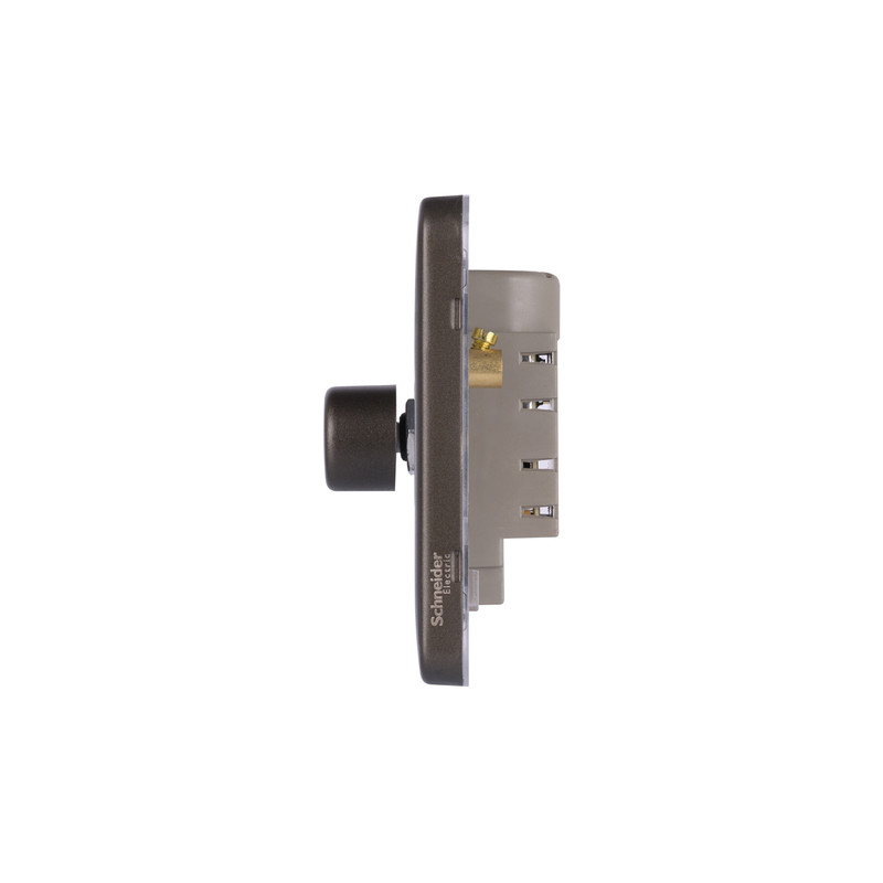 Schneider Electric Lisse Mocha Bronze Screwless Dimmer