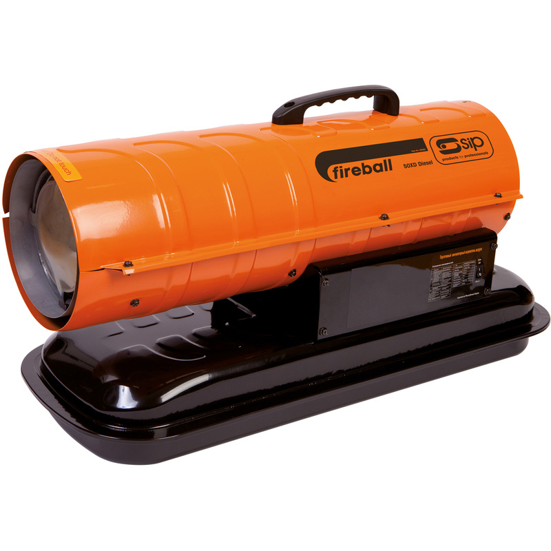 SIP Fireball 50XD Diesel Space Heater 14.7kW | Toolstation
