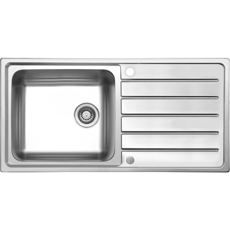 Single Bowl Kitchen Sink No Drainer