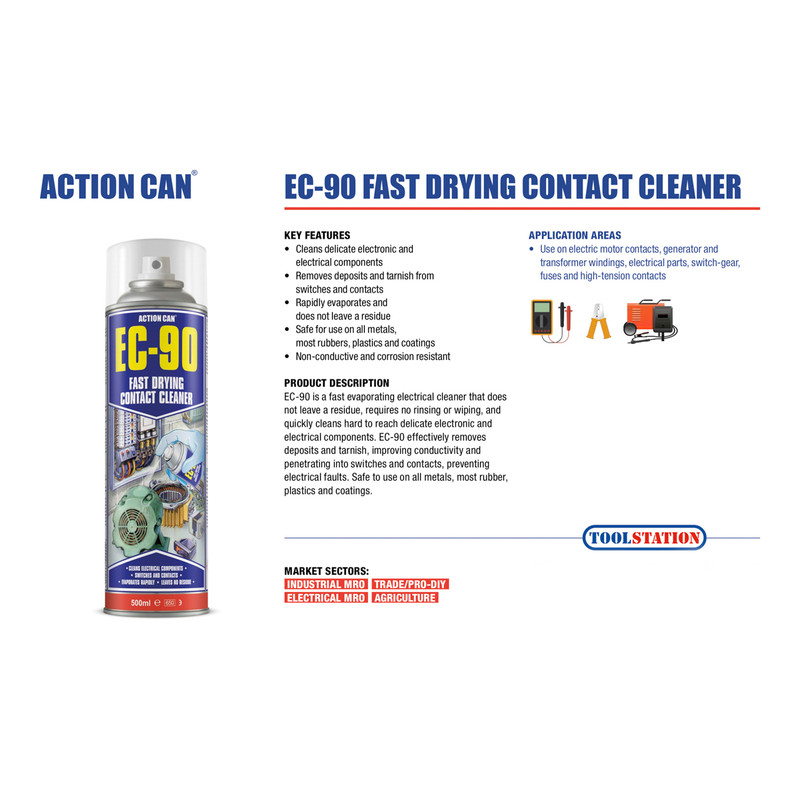 Action Can EC-90 Contact Cleaner