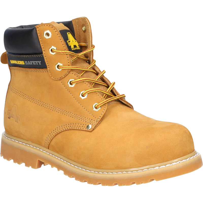 Amblers Safety FS7 Goodyear Welted Safety Boots Honey Size 5 | Toolstation