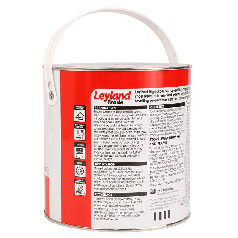 Leyland Trade High Gloss Paint