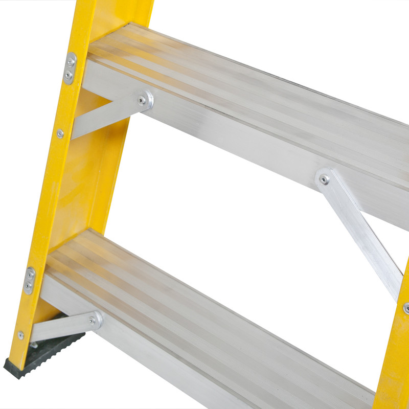 Lyte Heavy Duty Fibreglass Swingback Step Ladder