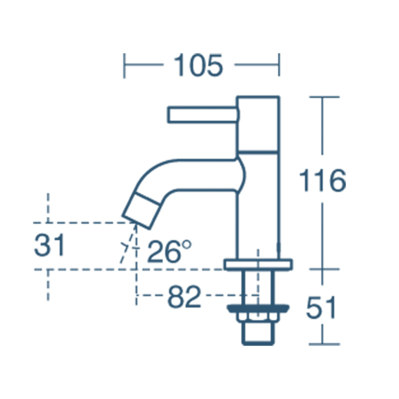Ideal Standard Ceraline Taps Basin Pillar Toolstation