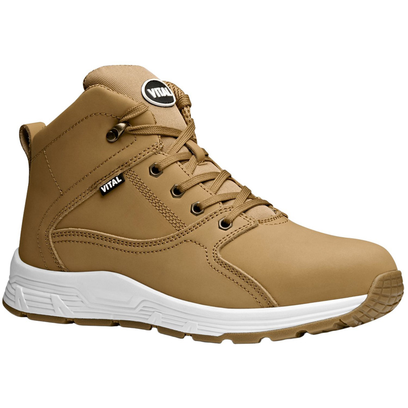 Vital V12 React Hiker Safety Boots In Honey, Size 5 Rubber/Steel