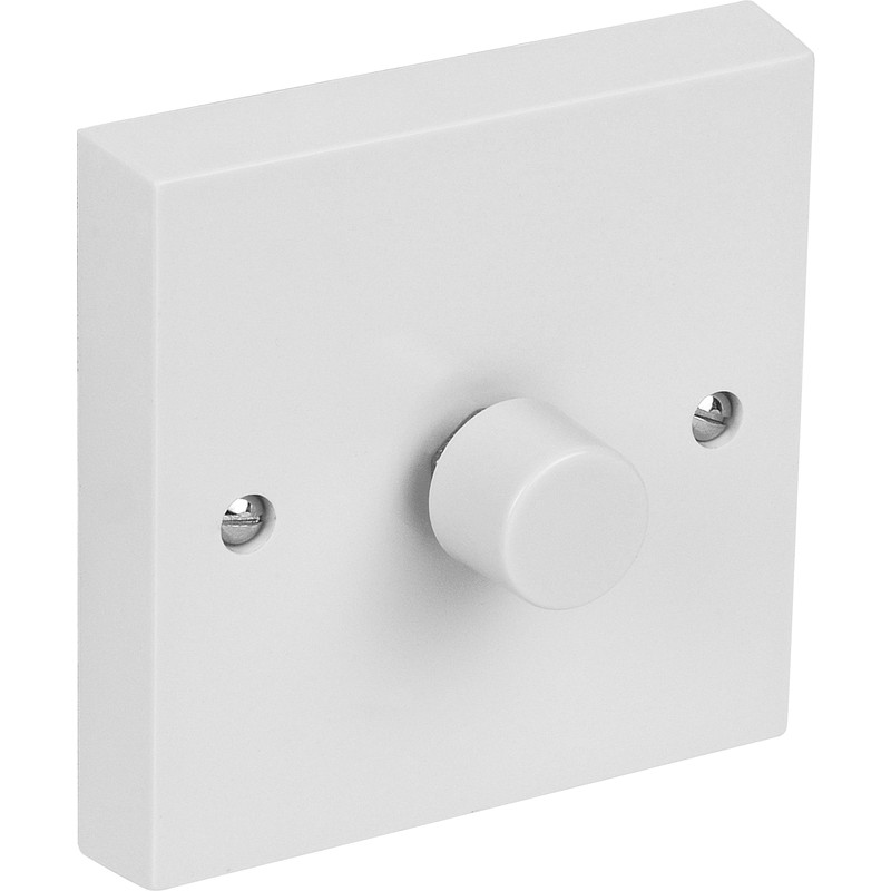 Axiom White Push Dimmer Switch