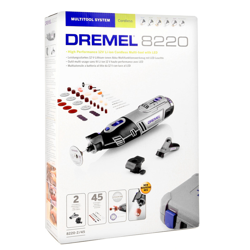 Dremel 8220-2 45 Piece 12V Rotary Multi-Tool Kit